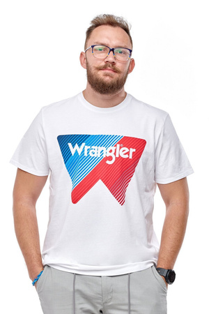 WRANGLER SS W TEE WHITE W7MAD3989